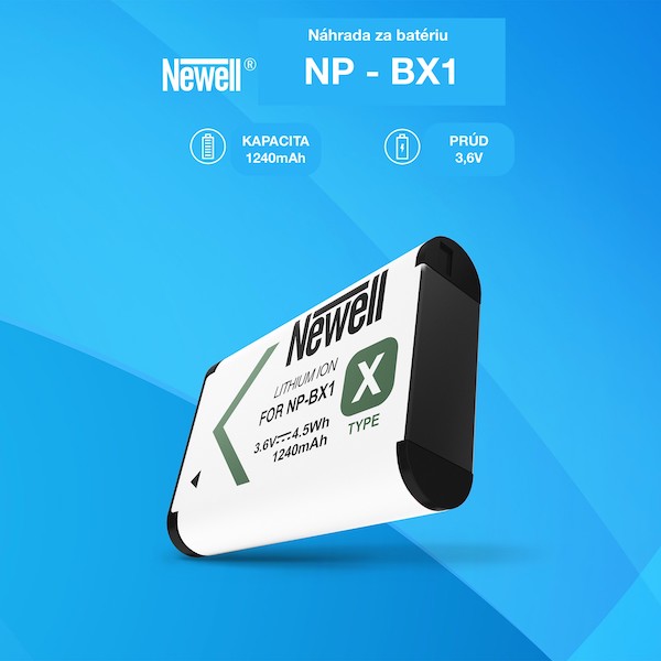 Newell Batéria np bx1  (sony battery), 1240mAh d